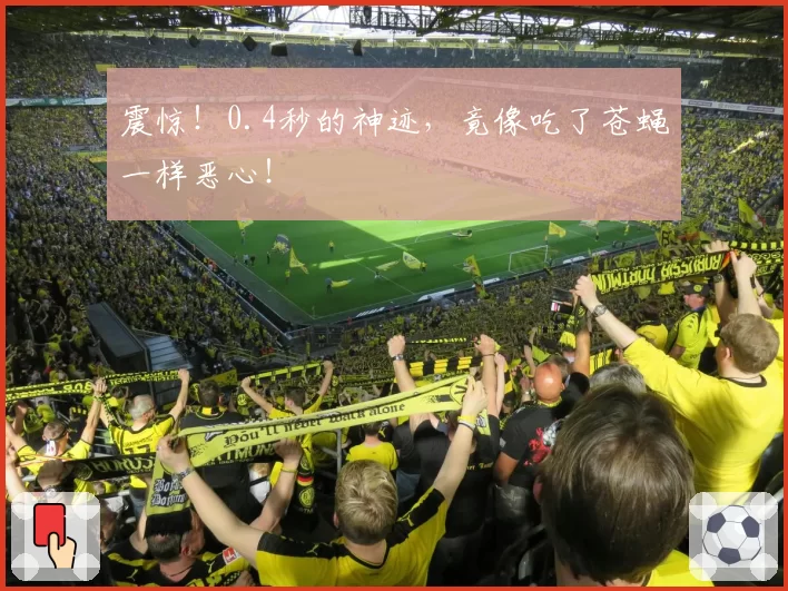 震惊！0.4秒的神迹，竟像吃了苍蝇一样恶心！